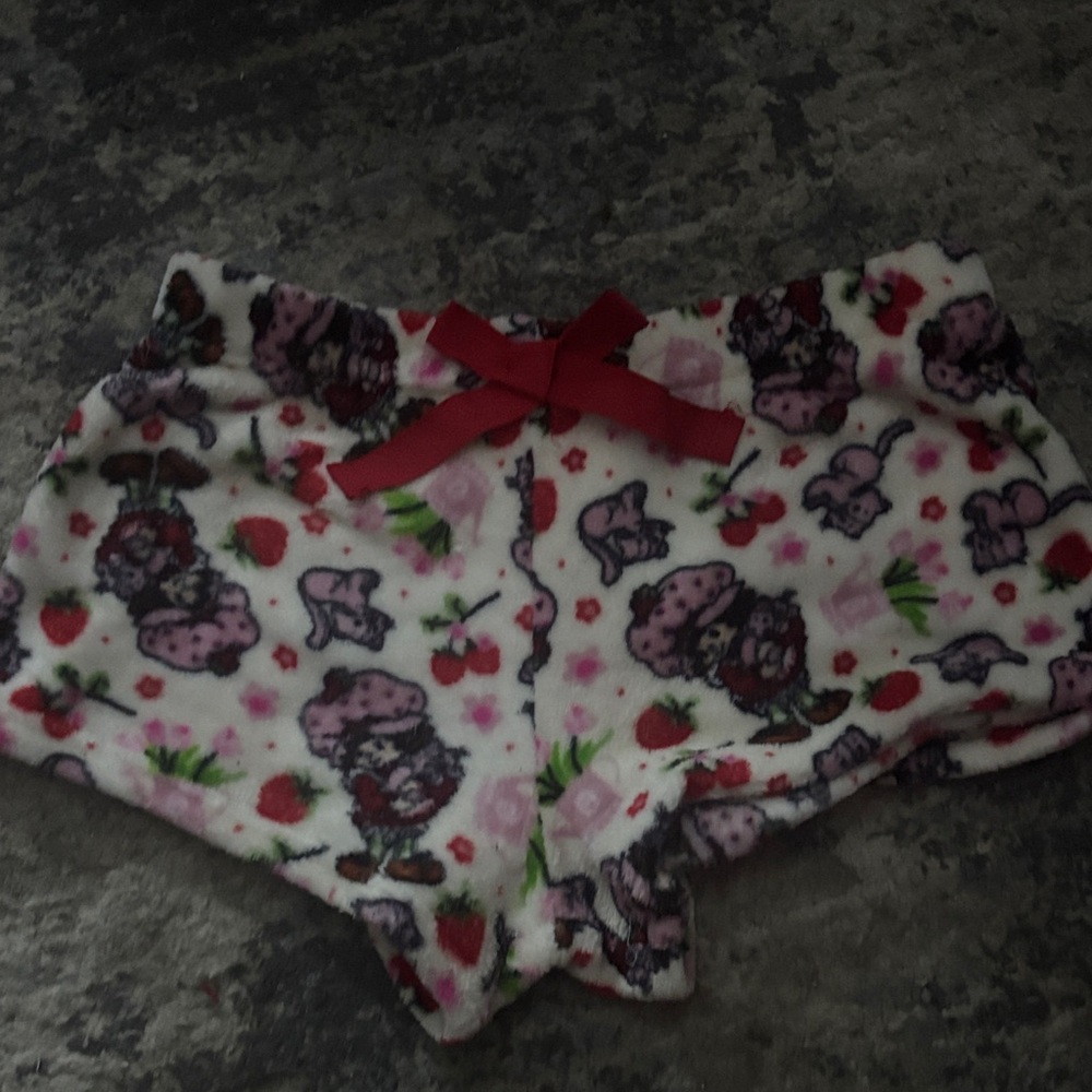 Cozy Women's Pajama Shorts with Red Bow